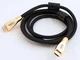 Кабель HDMI-HDMI 19PM/M 1.8m, v1.4a (3D), черная оплетка, Golden Port, Blister - изображение 2
