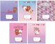 Набор тетрадей ученических YES А5 12 листов в косую линию Line Friends Love letter 25 шт (766934) - изображение 1