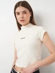Топ женский Converse Womens Knit Top 10026577-286 XS Белый (194434725469) - изображение 4