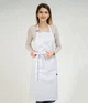 Фартук Vsetex Latte женский удлиненный Белый - изображение 1