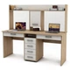 Компьютерный стол для 2 детей с пеналом Kidsbunkbed 163 х 60 х 145 см дуб сонома белый - изображение 1