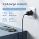 Адаптер мережевий JOYROOM Mini dual Port smart fast charge L-2A121 |2USB, 2.4A| White - изображение 2