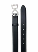 Жіночий шкіряний ремінь з кристалами Dolce&Gabbana Gioiello 80 cm чорний BE1311AU32580999 - зображення 7