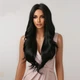 Жіноча перука HAIRCUBE LC2052-4 довге хвилясте волосся з високотемпературного волокна, чорний (79614351) - зображення 1