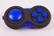 Игрушка антистресс Fidget Pad, брелок Джойстик, Черный/Синий (2703244206) - изображение 2
