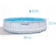 Каркасный бассейн 488 x 122 см Intex 26746 CHEVRON PRISM FRAME PREMIUM POOL - изображение 3