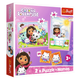 Пазл 2 в 1 + мемос "Габби с котиками", 30-48 элементов Trefl (5900511933826) - изображение 1