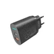 Сетевое Зарядное Устройство Yoki Led Series YK-20PD+QC 20W, Black - изображение 4