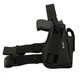 Кобура для пістолета Mil-Tec Чорна TIEFZIEHHOLSTER RECHTS (16140002) - изображение 2