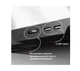 Охлаждающая подставка для ноутбука 15.6 дюймов Ice Coorel A17, 6x80mm 2100RPM, 2xUSB, RGB - изображение 8