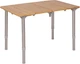 Стіл Bo-Camp Southwark 60 x 40 см 1404644 Bamboo Brown (DAS302572) - зображення 1