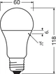 Набор светодиодных ламп OSRAM BASE A60 13 W 4000 K E27 3 шт. (4058075819559) - изображение 5