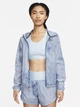 Спортивная ветровка с капюшоном женская Nike W Nk Trail Repel Jkt FN6853-440 M Голубая (196975087266) - изображение 1