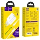 Адаптер сетевой HOCO Type-C to Type-C cable Rapido charger set C80A |1USB/1Type-C, QC/PD, 20W, 3A| - изображение 9