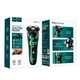 Электобритва Hoco electric razor with smart LED indicator Dar06 Plus IPX7 черная - изображение 14