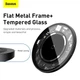 Зврядка Qi BASEUS Simple Magnetic Wireless Charger (suit for IP12) |15W| (WXJK-E02) Колір Transparent-Black - зображення 3
