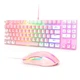 Набір Gaming Combo 2-in1 ONIKUMA G26, CW916, Keyboard ENG розкладка, Mouse, white-pink - зображення 1