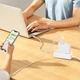 Мережевий зарядний пристрій Baseus GaN5 Pro Fast Charger C+U 100W EU White (With Mini White Cable Type-C to Type-C 100W(20V/5A) 1m White） (CCGP090202) - зображення 20