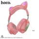 Навушники HOCO Skill cat ear BT headphones ESD13 |BT5.3, Type-C, 7h| White - изображение 7