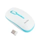 Беспроводная мышь MeeTion MT-R547, 2.4G, 800-1600DPI, 1xAA, white-blue - изображение 4