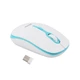 Беспроводная мышь MeeTion MT-R547, 2.4G, 800-1600DPI, 1xAA, white-blue - изображение 5