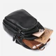 Сумка-слинг мужская кожаная Vintage leather-20684 Черная - изображение 5