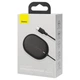 Зврядка Qi BASEUS Light Magnetic Wireless Charger (suit for IP12 with Type - C cable) |15W| (WXQJ-02} Колір Black - изображение 7