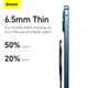 Зарядка Qi BASEUS Simple Mini Magnetic Wireless Charger (suit for Iphone 12 with Type-C cable 1.5 m) Колір White - изображение 2