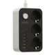 Сетевой фильтр LDNIO 3 розетки + 6USB 2500W кабель 1,6м SE3631 (SE3631) - изображение 1