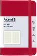 Книга записна Axent Partner, 9.5x14 см, 96 листів, клітка Червона Axent - зображення 1