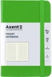 Книга записна Axent Partner, 9.5x14 см, 96 листів, клітка Салатова Axent - зображення 1