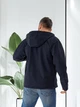 Куртка мужская утеплённая на флисе демисезонная soft shell р 50 синяя (5271 синя) - изображение 3