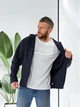 Куртка мужская утеплённая на флисе демисезонная soft shell р 50 синяя (5271 синя) - изображение 5