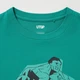 Подростковая футболка для мальчика Uniqlo 193778629 158 см Зеленая (1159795928) - изображение 2