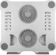 Охлаждающая подставка для ноутбука HiSmart SX-LS111B Silver (HS083298) - изображение 3