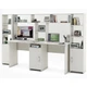Компьютерный стол с пеналами и надстройкой для 2 детей Kidsbunkbed 245 х 60 х 149 см цвет белый - изображение 1