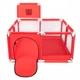 Дитячий манеж 125×125×66 см червоний - зображення 2