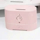Ультразвуковой увлажнитель воздуха пламя Air Purifier Diffuser-UV2 RGB с разноцветной подсветкой Розовый - изображение 2