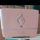 Ультразвуковой увлажнитель воздуха пламя Air Purifier Diffuser-UV2 RGB с разноцветной подсветкой Розовый - изображение 8