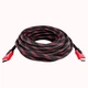 Кабель HDMI Usams 1.4V 20 метров в оплетке, для ПК, телевизора, проектора, монитора, провод 4K - изображение 2