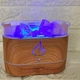 Соляной увлажнитель воздуха с имитацией пламени Air Purifier WITH ROCKS-UV2 разноцветная подсветка Дерево - изображение 7