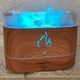 Соляной увлажнитель воздуха с имитацией пламени Air Purifier WITH ROCKS-UV2 разноцветная подсветка Дерево - изображение 9