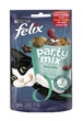 Ласощі FELIX Party Mix Морський Мікс для дорослих котів зі смаком лосося, форелі та минтаю 60 г - зображення 1