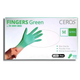 Рукавички нітрилові CEROS Fingers Green, 100 шт (50 пар), M - зображення 1