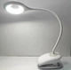 Акумуляторна лампа-прищіпка,лед світильник настільний, Luxel 6 вт LED на батареї 1200 мАг - зображення 1