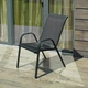 Комплект 4шт. садовых стульев с текстилена Garden Chair Udine SC-092 Черный - изображение 8