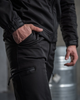 Тактический костюм softshell police black XL - изображение 6