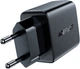 Мережевий зарядний пристрій Acefast A33 QC18W (USB-A+USB-A) Dual Port Charger Black - зображення 2