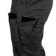 Штаны w34/l34 urban tactical rip-stop polycotton pants helikon-tex black - изображение 8