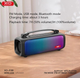 Портативная Bluetooth колонка XO F39 / Type-C / RGB подсветка / поддержка SD карт / FM радио / (black) - изображение 7